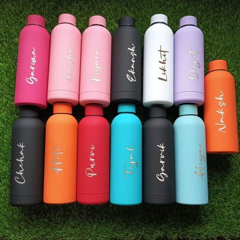 Insulated bottles 🌸 500 ml Water remains hot and cold for 5 to 6 hours Random colour will come acc to gender #insulatedbottle #bottle #mattebottle #waterbottle Vintage Journal, Insulated Bottle, July 25, Water Bottle, Tumbler, Water, Quick Saves