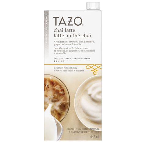 zoomed image Tazo Chai Tea, Tazo Chai, Tea Lattes, Tazo Tea, Chai Tea Latte, Ginger Juice, Bergamot Oil, Tea Latte, Lemon Verbena