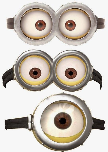 Minion Printable, Minion Glasses, Minion Goggles, Minions Eyes, Minion Craft, Despicable Me Party, Minions Party, Minion Theme, Minion Movie