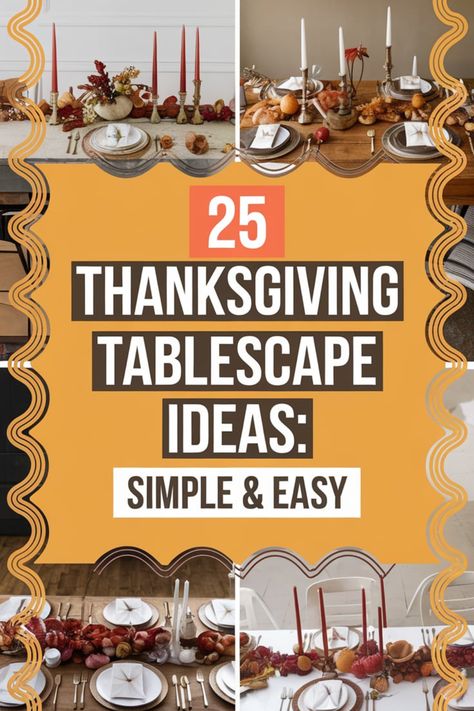 🌟 Keep your holiday stress-free with simple Thanksgiving tablescape ideas! 🍁 Discover easy table settings, minimalistic centerpieces, and uncomplicated decor. 🦃 Use everyday items like candles, pumpkins, and natural elements for a charming look. 🍽️ Enjoy a beautiful dining experience without the fuss with these effortless table decoration ideas! Minimalistic Centerpieces, Easy Thanksgiving Tablescapes, Simple Thanksgiving Tablescapes, Simple Thanksgiving Table Settings, Easy Tablescape, Thanksgiving Tablescapes Simple, Dining Table Decor Everyday, Thanksgiving Dining Table, Thanksgiving Setting