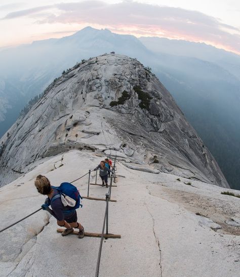 Backpack Half Dome in Yosemite National Park Yosemite National Park Half Dome, Yosemite Climbing, Half Dome Hike, Yosemite National Park Photography, Half Dome Yosemite, Yosemite Trip, National Parks Photography, Scenic Photography, Yosemite Valley