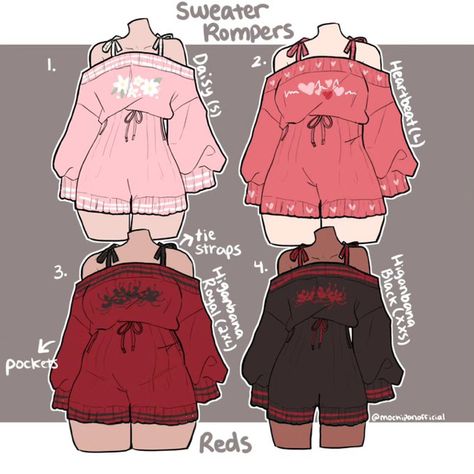 Character Art Ideas Design Reference, Cute Clothes Design Drawing, Mushroom Swimsuit Drawing, Oc Clothing Design, Fashion Design Base, Outfit Art Reference, Cute Clothes Drawing, Oc Outfit Ideas Drawing, Outfit Design Drawing