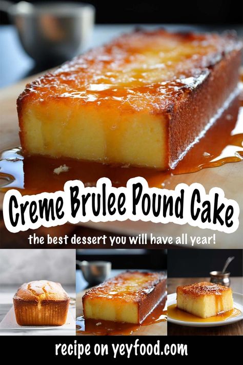 Creme Brulee Pound Cake Ah, the pound cake. Its dense crumb, buttery perfume, and timeless versatility have graced our family table for generations. But hold on, dessert lovers, because today, we're taking this classic to Creme Brulee Cheesecake Recipe, Easy Creme Brulee, Creme Brulee Cake, Creme Brulee Desserts, Cinnamon Bread Easy, Mousse Cheesecake, Hacks For Home, Creme Brulee Cheesecake, Creme Brulee Recipe