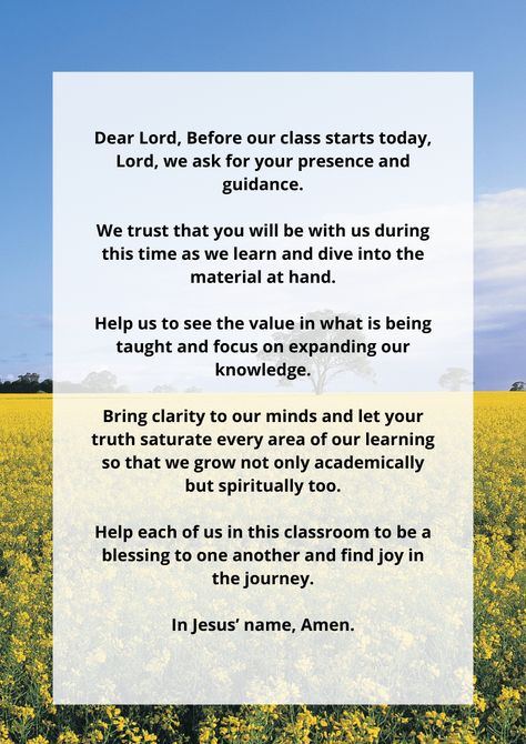 Short Prayers For School Assembly, Personal Prayer For Students, Prayer For School Student Classroom, Opening Prayer For School, Prayer For School Assembly, Prayer Before Class Starts, Short Prayer Before Class Starts, Short Opening Prayer For School, Pray For School