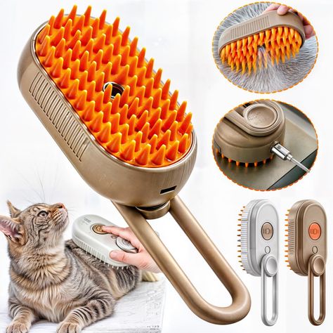 3 In 1 Electric Spray Pet Hair Brush 💧🐾 **Groom & Refresh!** 🐾💧 Introducing our **3 In 1 Electric Spray Pet Hair Brush**. Brush, spray, and massage your pet all in one! ✨ **Features:** - 3-in-1 function - Electric spray - Gentle massage 📦 **FREE shipping** on orders over $60! Shop now: ClickyPet.com #PetCare #PetGrooming #ClickyPet #PetBrush #PetLove Hair Remover Tool, Dog Brush, Electric Brush, Pet Brush, Dog Brushing, Hair Brushes, Pet Care Tips, Pet Feeder, Cat Hair