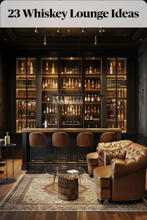 Discover the epitome of exclusivity in our private tasting room, a sanctuary reserved for discerning whiskey enthusiasts. Bourbon Basement Ideas, Wine And Bourbon Room, Wine Lounge Room Ideas, Wine Tasting Room Ideas, Tasting Room Design, Speakeasy Art, Wine Tasting Bar, Whisky Lounge, Wine Grotto