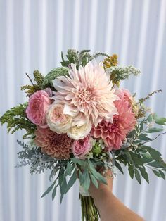 Untitled Dahlia Wedding Bouquets, Adelaide Wedding, Dahlias Wedding, Dahlia Bouquet, Prom Flowers, Fall Wedding Flowers, Wedding Flower Inspiration, Dahlia Flower, Bride Bouquets