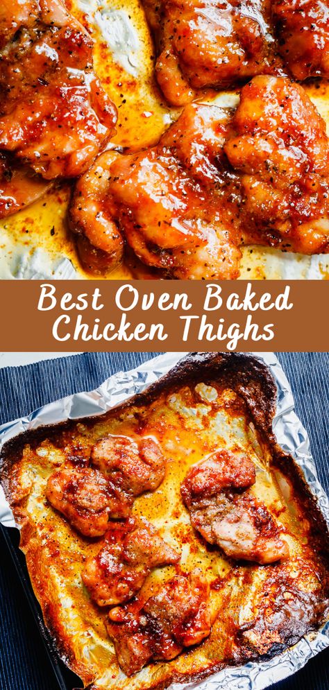 Best Oven Baked Chicken Thighs Oven-baked chicken thighs are a delightful combination of juicy, tender meat and crispy skin that’s hard to resist. This recipe is not only incredibly delicious but also simple to prepare, making it a perfect choice for a hassle-free and scrumptious meal. Ingredients: 4-6 bone-in, skin-on chicken thighs 2 tablespoons olive […] The post Best Oven Baked Chicken ... Roast Chicken Thigh Recipes, Best Oven Baked Chicken, Chicken Thighs In Oven, Oven Roasted Chicken Thighs, Bone In Chicken Thigh Recipes, Baked Boneless Chicken Thighs, Best Chicken Thigh Recipe, Munchkin Time, Baked Chicken Recipes Oven