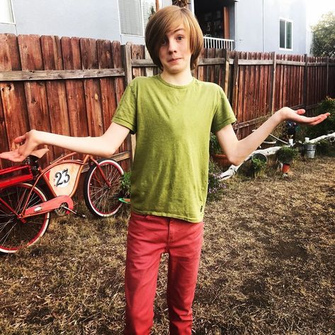 Charlie Shotwell on Instagram: “Zoinks!  I accidentally dressed like Shaggy today for school.  #scoobydoo.” Charlie Shotwell, Eli Film, Boy Hair, I Accidentally, Whole Heart, I Love You All, Personalities, Swim Shorts, Scooby Doo