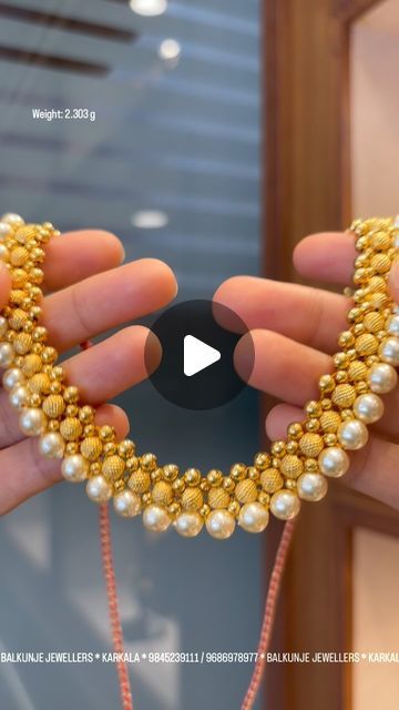 5 Grams Gold Necklace, Pearl Love, Mangalore, South Indian Jewellery, South Indian Bride, My Photo Gallery, Call Whatsapp, May 5, Divine Feminine