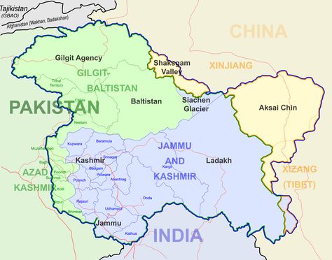 10 Military Invasions That Changed Global Map In The 20th Century Kashmir Map, History Of Kashmir, Aksai Chin, Ladakh India, Global Map, Azad Kashmir, Leh Ladakh, Union Territory, Geography Map