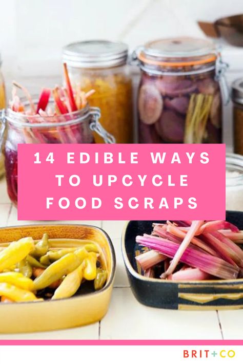 Before you toss those food scraps on the compost pile (or in the trash bin), take a peek at all of the clever ways that they can be repurposed. From peels to cores, poultry to produce and everything in between, these 14 awesome eats help you make the most out of your groceries. Cooking With Scraps, Food Scraps Recipes, Food Scrap Recipes, Scrap Recipes, Food Saver Hacks, Scrappy Cooking, Meal Kits Diy, Meal Planing, Sustainable Homestead