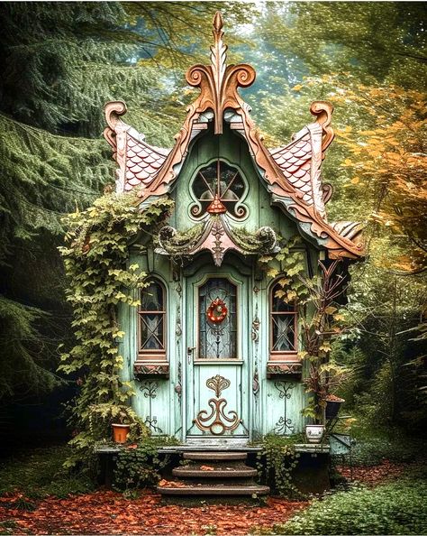 Tea Cottage, Fairytale Houses, Storybook House, Cute Cottages, Magical House, Fairytale House, Storybook Homes, Forest Cottage, Best Home Design