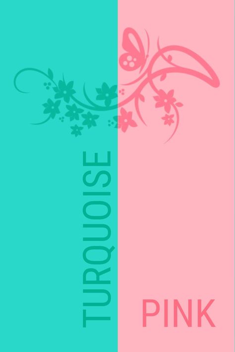 Teal And Pink Aesthetic, Pink And Turquoise Aesthetic, Pink And Teal Aesthetic, Color Duos, Mermaid Motel, Turquoise Aesthetic, Mermaid Board, Girly Graphics, Colours That Go Together