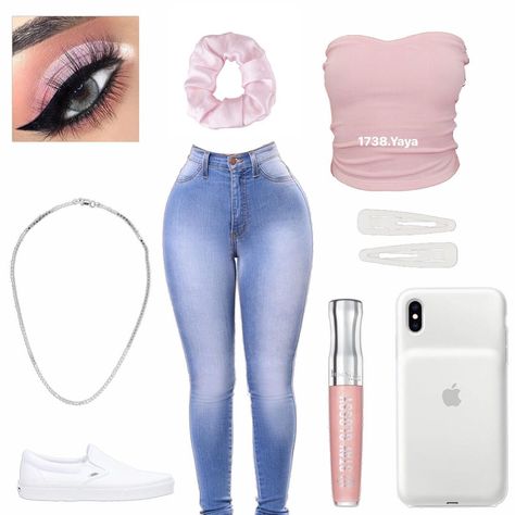 Wear or Tear? - - Details 🦋✨🦋 - - "Babygirl Top" @Crybaby - - "Classic Mid Rise Skinny Jeans" @fashionnova - - "Blush Volume Scrunchie"… Selkie Story, Teen Style, Teenage Outfits, Pooper Scooper, Boujee Outfits, Swag Outfits For Girls, Wear Or Tear, Cute Outfits For School, Tween Outfits