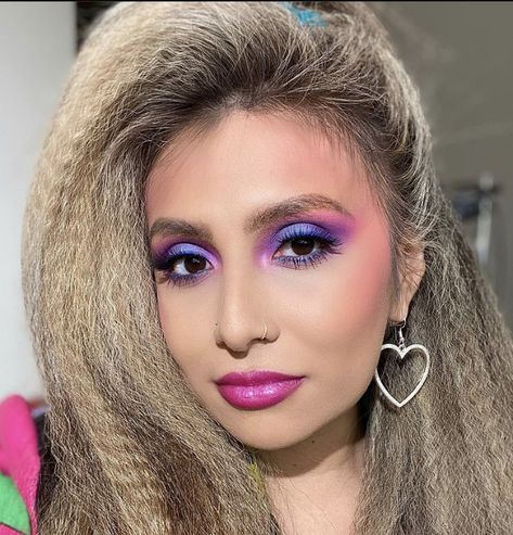 80s Makeup And Hair 1980s Hairstyles, 80 Makeup And Hair, 80s Crimped Hair, 1980 Makeup, 80s Makeup Trends, 80s Hair And Makeup, 1980s Makeup And Hair, 80s Makeup Looks, 80’s Makeup