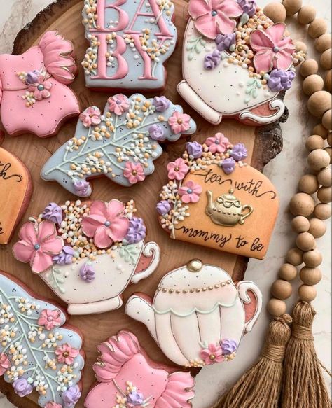 Brigerton Baby Shower Ideas, English Tea Baby Shower Ideas, Time For Tea With The Mommy To Be, Bridgerton Themed Baby Shower Ideas, Teaparty Baby Shower Theme, Bridgerton Theme Baby Shower Ideas, Tea With Mommy To Be Decor, Tea With The Mommy To Be, Gender Reveal Tea Party