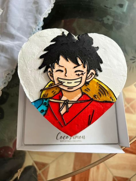 Pastel de One Piece torta de One Piece ideas de cumpleaños pasteles bonitos Cake Designs 15 Birthday, Luffy Cake One Piece, One Piece Cake Ideas, Anime Cake Design, One Piece Cake Design, One Piece Cookies, Anime Cake Design Birthday, One Piece Birthday Cake, One Piece Anime Cake