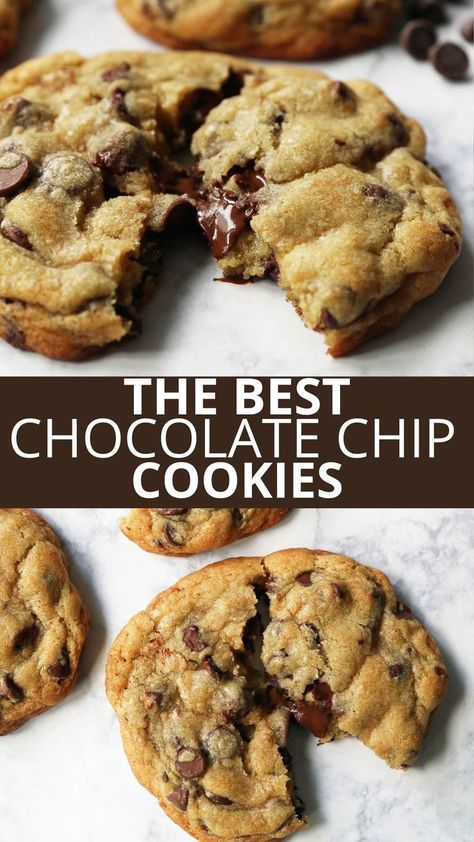 Bakery Style Chocolate Chip Cookies, Chewy Chocolate Chip Cookies Recipe, The Best Chocolate Chip Cookies, Best Chocolate Chip Cookies Recipe, Best Chocolate Chip Cookies, Homemade Chocolate Chips, Cookie Bakery, Homemade Chocolate Chip Cookies, Cookie Recipes Homemade