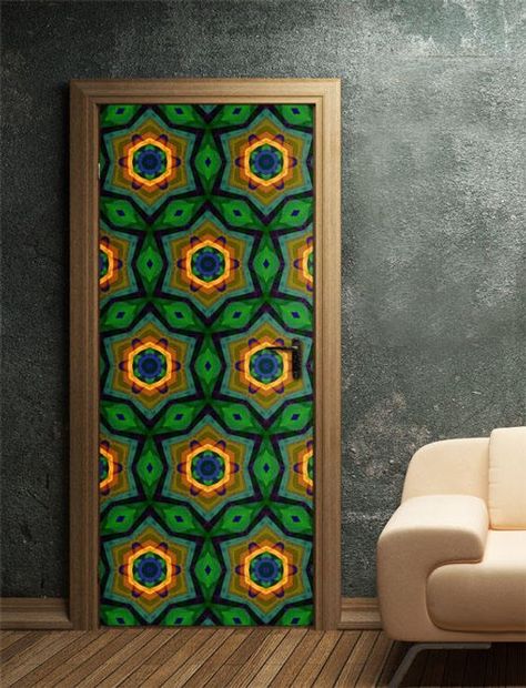 Wallpaper door ideas