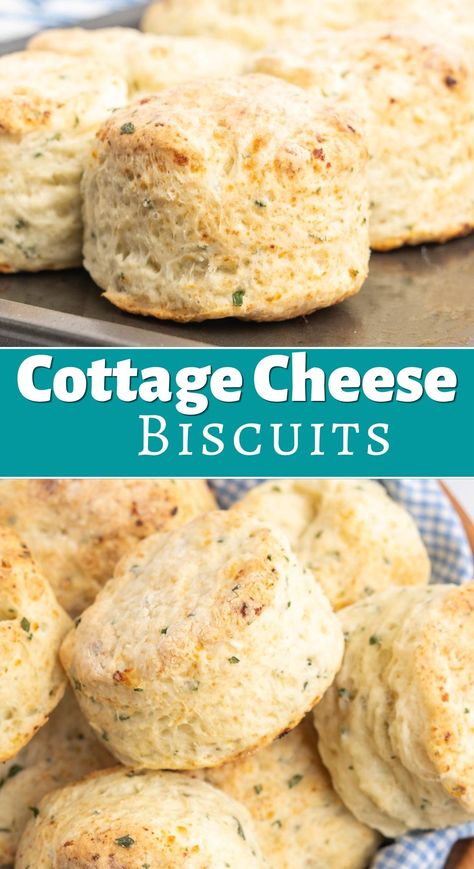 Cook With Cottage Cheese, Cottage Cheese Pretzel, Biscuits For Soup, Crustless Cottage Cheese Pie, Ideas With Cottage Cheese, Blue Cheese Biscuits, Small Curd Cottage Cheese Recipes, Recipes Using Cottage Cheese Sweets, Cottage Cheese Scones Recipes