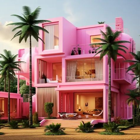 Barbie Sims, Pink Living Room, Pink House, Barbie Life, Interior Design Mood Board, Barbie Dream, Whole Heart, Barbie House, Barbie Dream House