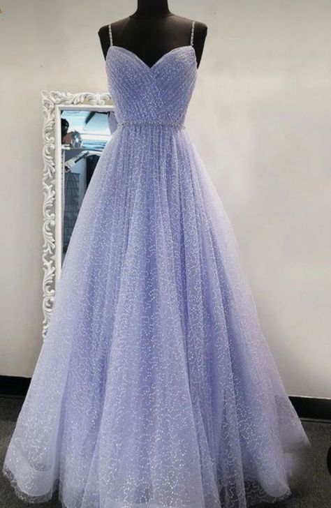 Sparkly Prom Dress, School Dance Dresses, Perfect Dresses, 2020 Prom Dresses, Professional Dress, Tulle Evening Dress, Spaghetti Strap Prom Dress, Floor Length Prom Dresses, Cheap Evening Dresses