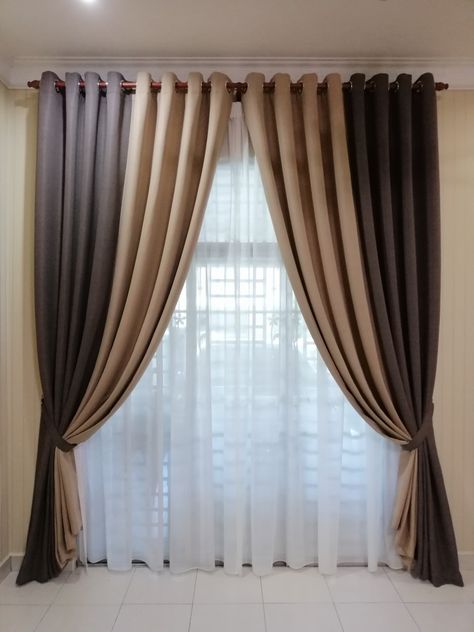 Curtain Designs Living Room, Beige Curtains Living Room, Window Curtain Designs, Latest Sofa, Curtains Living Room Modern, Latest Sofa Designs, Unique Curtains, Dining Room Curtains, Curtain Styles