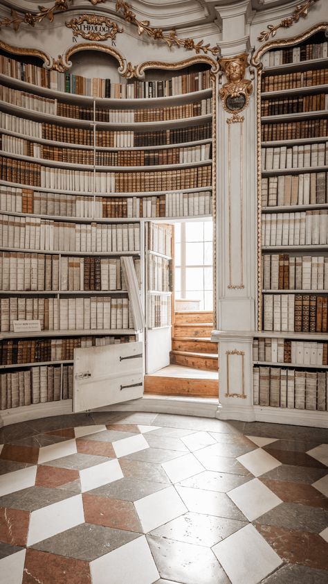 Admont Abbey Library, Hawthorne House, Library Inspiration, Library Aesthetic, Dream Library, Home Library Design, Cozy Room Decor, Library Design, Light Academia