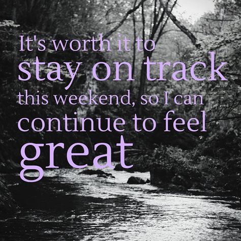 Friday Weekend Warm-up: To help stay in control, consider making a weekend-specific Response Card, such as, “It’s worth it to me to stay on track this weekend so that I can continue to feel great about myself and my eating and keep my positive momentum going.” Read it every day, and probably extra times on the weekends. Weekend Eating Quotes, Beck Diet Solution Response Cards, Healthy Weekend Quotes, Weekend Workout Quotes, Beck Diet Solution, Diet Inspiration Quotes, 2024 Challenge, 2023 Motivation, Weekend Motivation