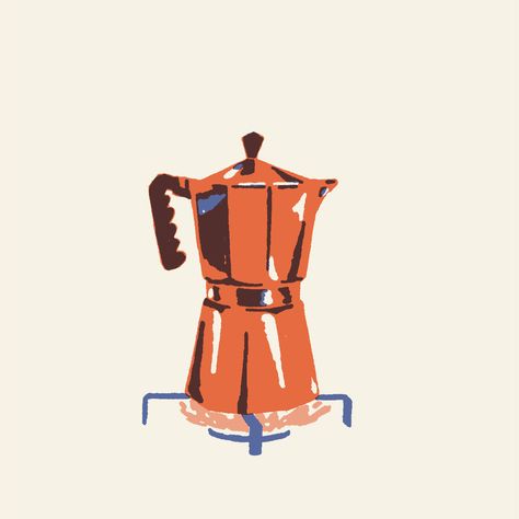 Perpetual coffee. #animation #illustration #coffee #moka #art #gif Coffee Machine Illustration, Coffee Animation, Loop Animation, Recipe Drawing, Coffee Gif, Animation Illustration, Coffee Illustration, Cafe Art, Coffee Crafts