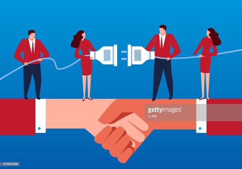 Vector Art : Concept business cooperation Cooperation Poster, Partnership Illustration, Cooperation Illustration, Business Cooperation, Meaningful Pictures, Conceptual Illustration, Branding Ideas, Brand Concept, Creative Ads