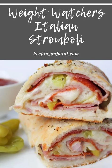 Italian Stromboli – Weight Watchers Weight Watchers Meals Dinner, Weight Watchers Lunches, Plats Weight Watchers, Ww Food, Weight Watchers Recipes Desserts, Natural Detox Drinks, Points Recipes, Detox Drinks Recipes, Weight Watchers Diet