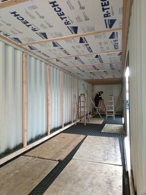 Shipping Container Interior, Container Insulation, Small Shipping Containers, Shipping Container Workshop, Shipping Container Sheds, Shipping Container Storage, Shipping Container Conversions, Shipping Container Office, Small Barn House