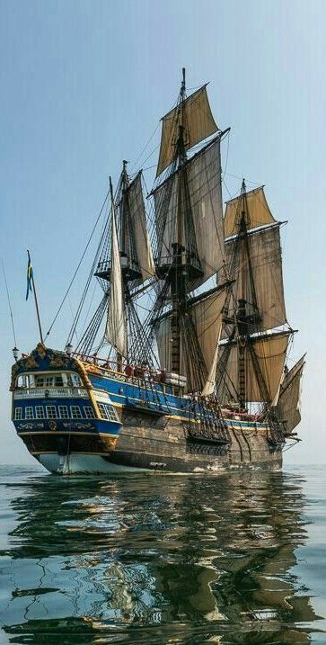 Hms Vanguard, Pirate Ship Art, Navi A Vela, Old Sailing Ships, Clipper Ship, Pirate Art, Tall Ship, Old Boats, Sailing Vessel