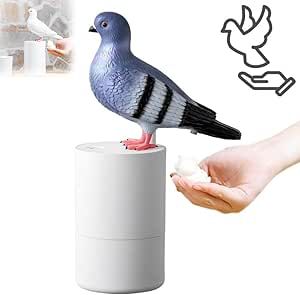 Pigeon Soap Dispenser: Pigeon Automatic Induction Foam Hand Washer, Automatic Soap Dispenser, Automatic Soap Dispenser Touchless, Countertop Soap Foam Dispenser, Bird Soap Dispenser (A) Funny Pigeon, Kitchen Gray, Foaming Soap Dispenser, Soap Foam, Rental Ideas, Foam Soap Dispenser, Automatic Soap Dispenser, Future Kitchen, Foam Soap