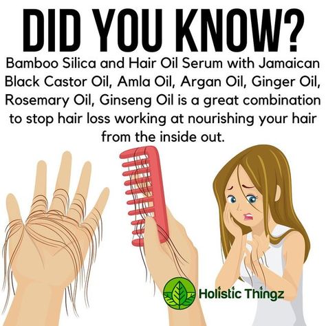 Holistic Thingz on Instagram: "🌱Hair Serum includes Jamaican Black Castor Oil, Ginseng Oil, Ginger Oil, Rosemary Oil, and Argan Oil… this combination helps with strengthening hair, promotes hair growth, and nourishes hair. 🌱For male pattern baldness consider going with Saw Palmetto as Bamboo won’t target Male pattern baldness, due to that being a DHT issue. For hair strengthening products you can visit www.holisticthingz.com link in bio! 🔥🔥🔥🔥🔥🔥 More info: https://www.ncbi.nlm.nih.gov/pmc Strengthening Hair, Amla Oil, Saw Palmetto, Hair Oil Serum, Ginger Oil, Male Pattern Baldness, Jamaican Black Castor Oil, Pattern Baldness, Black Castor Oil