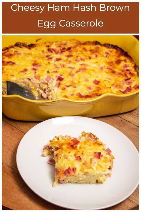 Ham And Cheddar Breakfast Casserole, Egg And Potato Casserole Recipes, Ham And Potato Egg Bake, Egg Casserole Recipes With Hashbrowns And Ham, Ham Egg And Potato Breakfast Casserole, Ham Egg Potato Casserole, Ham And Egg Casserole Recipes, Ham Hashbrown Casserole, Ham Hashbrown