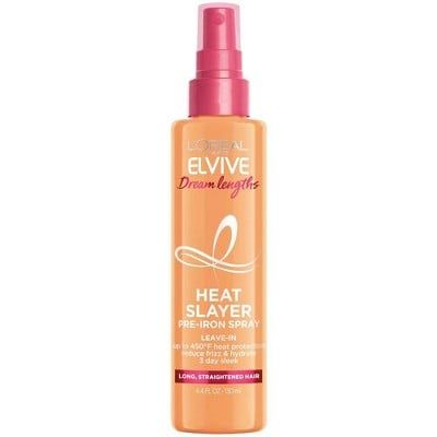 L'Oréal Paris Elvive Dream Lengths Heat Slayer Protection Long Hair Goals, Heat Protectant Spray, Heat Protector, Heat Protectant, Curl Cream, Hair Solutions, Frizz Control, Sleek Hairstyles, Shampoo Conditioner