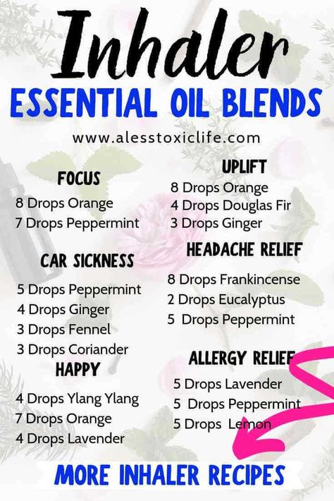 Essential Oils Diy, Essential Oil Inhaler, Essential Oil Combinations, Essential Oils For Headaches, Essential Oil Diffuser Blends Recipes, Essential Oil Remedy, Young Living Essential Oils Recipes, Essential Oils Guide, Essential Oil Spray