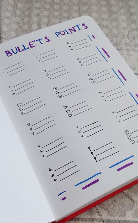 Mark your thoughts, ideas and plans for the day⭐️ Numbering Ideas For Notes, Notes Ending Design, Notes Point Ideas, Graphic Notes Ideas, Notebook Table Of Contents Ideas, Aesthetic Notes Layout Ideas, Point Ideas For Notes, Pointers Ideas For Notes, Bullet Points For Notes