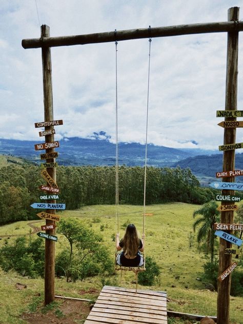 Swings For Adults Outdoor, Backyard Birds Sanctuary, Adult Playground, Log Cabin Ideas, Backyard Swings, Eco Hotel, Hippie Homes, Buddhism Quote, Outdoor Swing