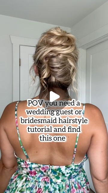 Hair Idea For Wedding Guest, Easy Wedding Guest Hairstyles Updo, Wedding Guest Updos For Long Hair, Diy Wedding Guest Hair, Updo For Wedding Guest, Boho Hairstyles Wedding, Updo Wedding Guest, Wedding Guest Updo Easy, Easy Wedding Guest Updo