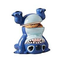 Ceramic Cookie Jar Ideas, Alien Treats, Disney Ceramics, Disney Decorations, Lilo And Stitch Merchandise, Stitch Toy, Ceramic Cookie Jar, Stitch Drawing, Disney Kitchen