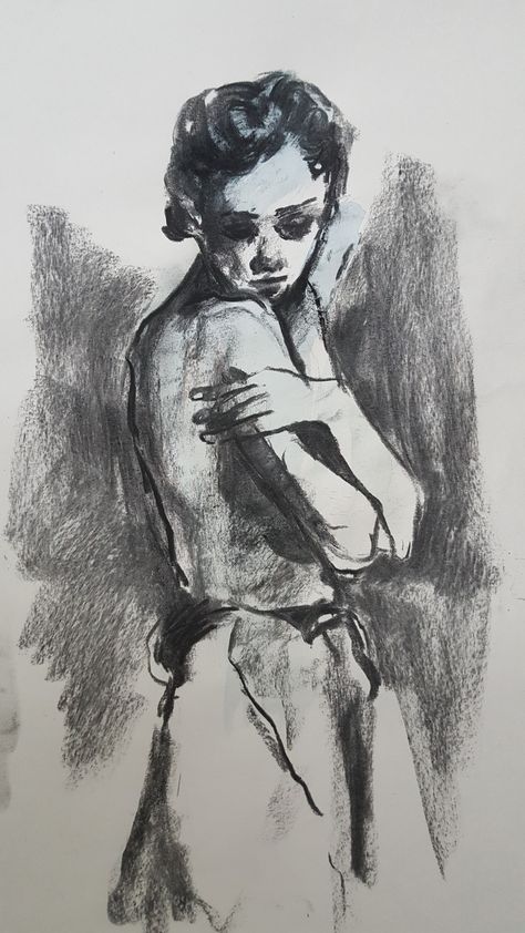 Ebony Pencil Drawing, Coal Painting, Drawing With Coal, Life Drawing Charcoal, Coal Drawing, Easy Charcoal Drawings, Charcole Drawings, Road Trip Art, Charcoal Artwork