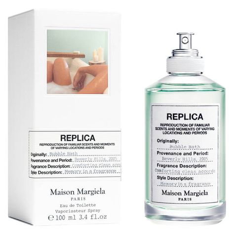 REPLICA Bubble Bath, Eau de Toilette by Maison Margiela Replica Bubble Bath, Fragrance Finder, Margiela Replica, Foaming Bath, Perfume Making, Unisex Perfume, Soap Bubbles, Fresh Fragrances, Fragrance Collection