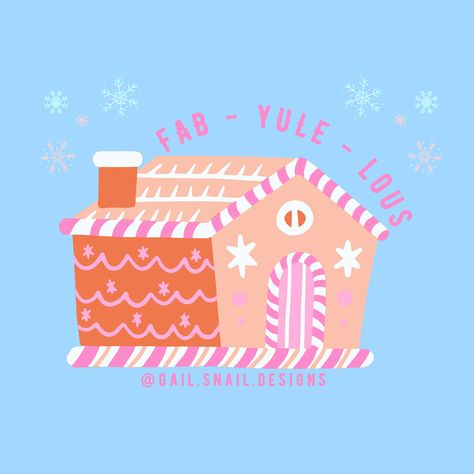 Cute gingerbread house with quote. Cute Gingerbread House, Redbubble Stickers, Yule, Gingerbread House, Gingerbread, Quotes, Christmas