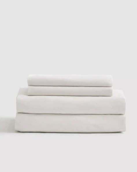 Classic Organic Percale Sheet Set Bedding Sheets Ideas, Best Cooling Sheets, Percale Bedding, White Sheet Set, Bedroom Upstairs, Cooling Sheets, Pillow Crafts, Reverse Osmosis Water, White Sheets