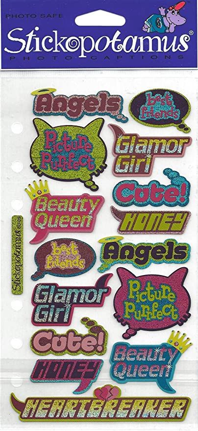 Y2k Sayings, Aesthetic Stickers Y2k, Mcbling Stickers, Y2k Stickers Aesthetic, Y2k Scrapbook, Mean Girls Scrapbook, Y2k Vending Machine Stickers, 2000s Stickers, Early 2000s Stickers