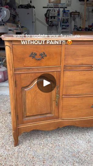 How To Modernize Old Furniture, Painting Furniture Ideas, Raw Wood Look, Diy Old Furniture Makeover, Old Furniture Makeover, Repurposed Wood Projects, Raw Wood Furniture, Refurbishing Furniture, Upcycling Furniture